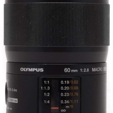 OM SYSTEM OLYMPUS M.Zuiko Digital ED 60mm F2.8 Macro For Micro Four Thirds System Camera, Weather Sealed Design, Focus Limit Switch Bright
